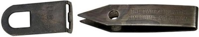 Uncle Bill's Sliver Gripper Tweezers Black Oxide Stainless Steel w/Clip(12-Pack)