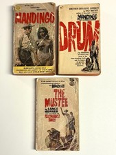 Mandingo Drum The Mustee Kyle Onstott Lance Horner PB Book Lot 3 Vintage Fawcett