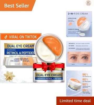 Dark Circle Eye Cream with Peptides - Smoother, Firmer Skin Around Eyes