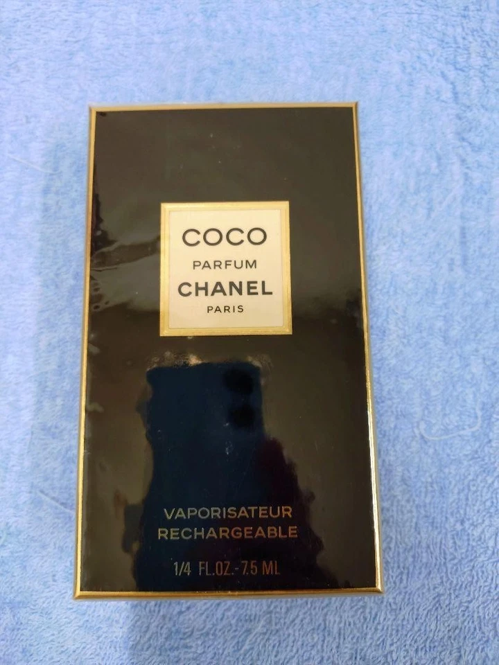 Perfume vintage Chanel Paris COCO 7,5 ml 0,25 fl oz sellado recargable spray con CAJA Foto 3 de 4