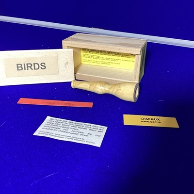 HANDMADE WOODEN BIRD CALL SKYLARK France oiseaux quelle est belle