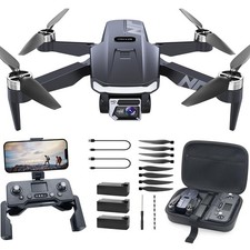 Drone GPS avec caméra 4K UHD pour Argent poli de la réflexion du chrome