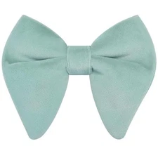 Branduce Velvet Bow Ties for Men Oversize Pre-tie Bowtie Tuxedo Bowties Mint