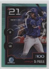 2025 Bowman Scouts Top 100 Chrome Aqua Refractor 63/125 Josue De Paula 1k9t