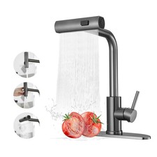 Kitchen Faucets with Pull Down Sprayer,Waterfall Kitchen Sink Faucet,Commerci...