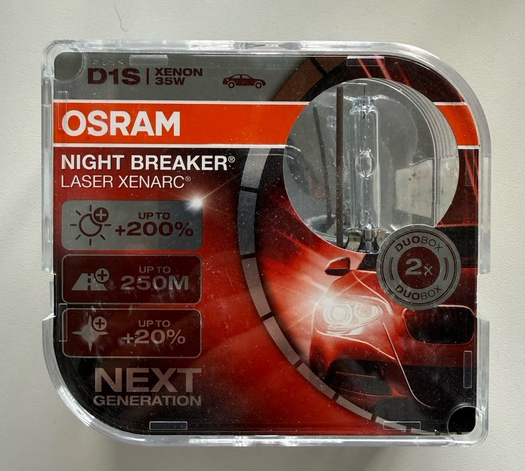 OSRAM Xenarc Night Breaker Laser D1S Xenon Car Headlight Bul