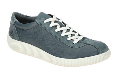Ecco Schuhe SOFT ZERO MEN`s blau Herrenschuhe Sneakers 53775458005 NEU