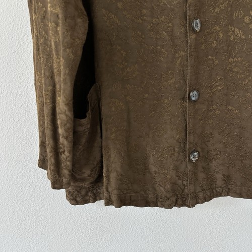 CP Shades Top Damen Medium Blumen Tunika Oversize Boho erdig braun Koboldkern - Bild 2 von 11