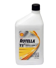 Shell Rotella T1 550019903 30W Straight Grade Engine Oil, CASE OF 6