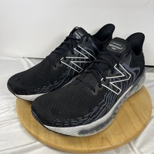 New Balance Black/Gray Fresh Foam 1080v11 Men Shoe 14 D Power step Insole 12-13 New Balance Fresh Foam 1080v11 Black for Sale | Authenticity  main image 3
