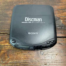 VNTG Sony Discman D-131 Portable CD Player Mega Bass ESP W/ AC Adapter TESTED