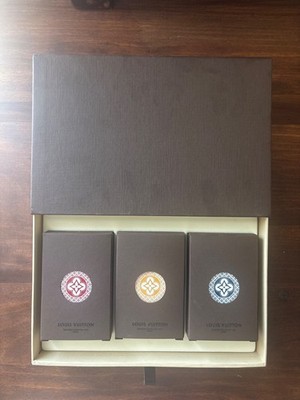 LOUIS VUITTON JEU DE CARTES Monogram Fleur 3 Pack Playing Cards - UNOPENED