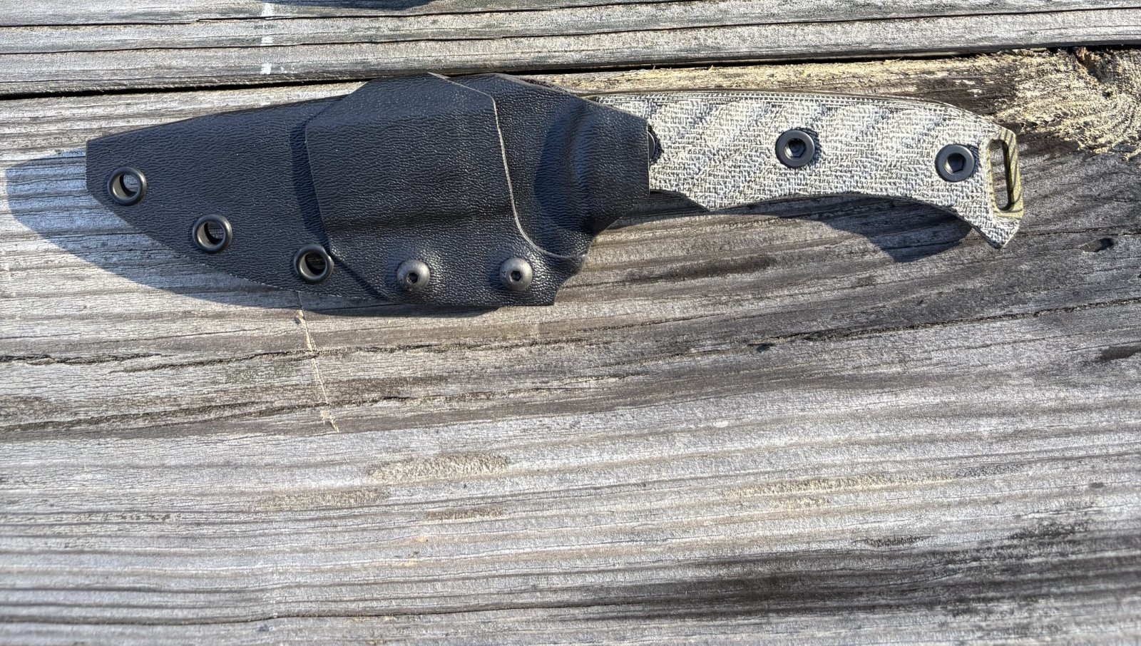 Half Face Blades TOSAHWI 4" BLADE 8.1" CPM S45VN STEEL Micarta Gold ...