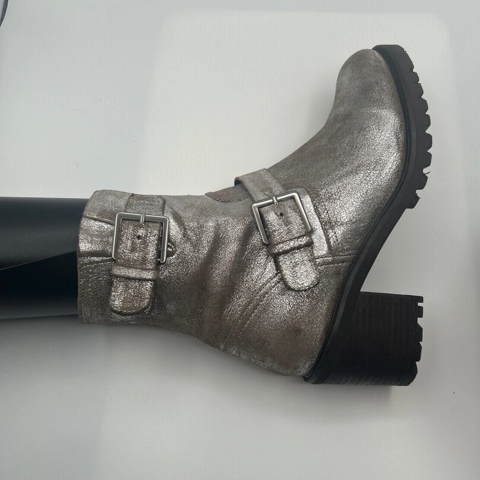 Сейшельские острова запустить бесплатные ботинки, искусственно состаренная замша, олова боя Moto, женщин Sz 9 M - Изображение 4 из 4