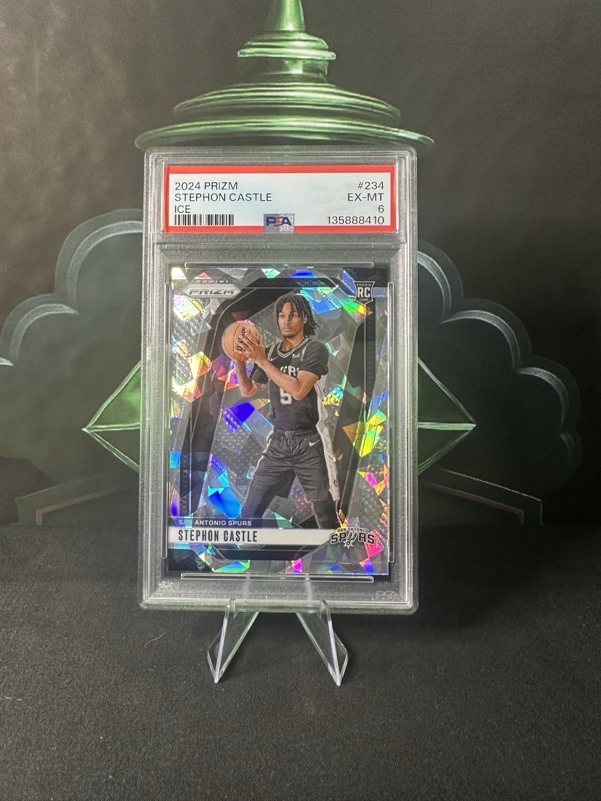 2024-25 Panini Prizm - Stephon Castle #234 Ice Prizm (RC)