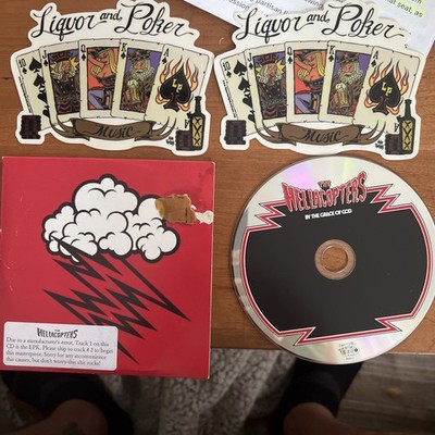 The Hellacopters By The Grace Of God PROMO with stickers. RARE OOP CD