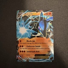 Pokémon Lucario EX 54/111 XY Furious Fists Holo Ultra Rare English 180 HP on eBay