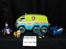 Paw Patrol Jungle Rescue Paw Terrain Vehicle Ryder ATV Rubble Chase Police Lot