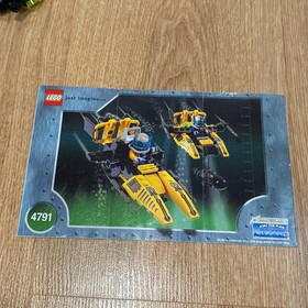 Lego 4791 - Alpha Team Sub-Surface Scooter - 2002 - 100% Complete! w/ Minifigs