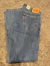 Levi's 517 Jeans Men's Bootcut Dark Wash Blue Denim Cotton 34x34 5-Pocket NWT