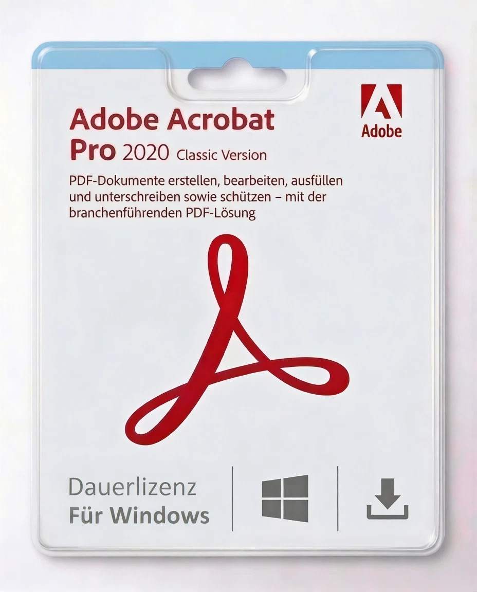 Adobe Acrobat Pro 2020 | PDF Editor | Lifetime Use | 1 Device | Windows