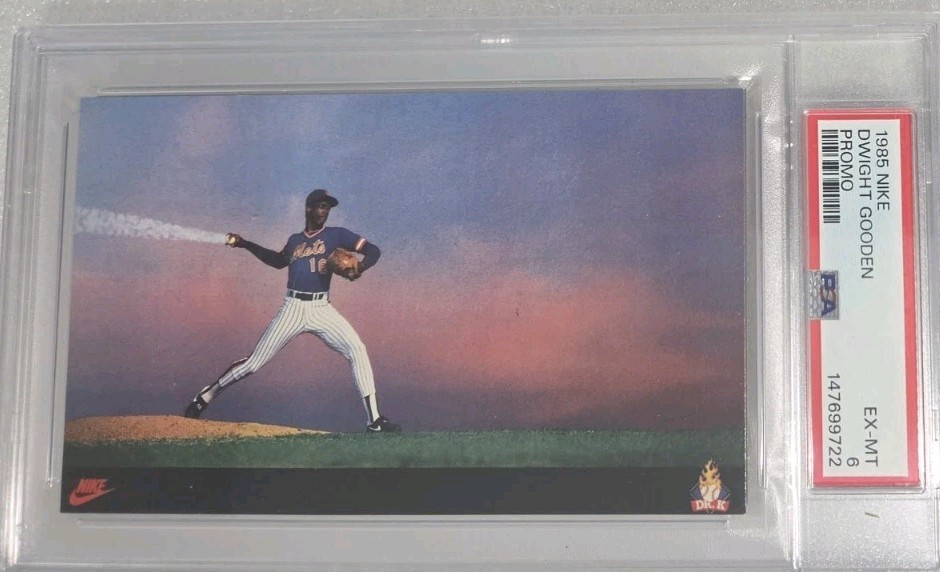 1985 Nike Dwight Gooden Promo Card - PSA -6
