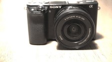sony a6000 camera with two lenses, 16-50 oss, 55-120mm
