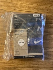 Nike Boys' 3-Pack Dri-FIT Essentials Micro Solid Boxer Briefs Blue Youth M