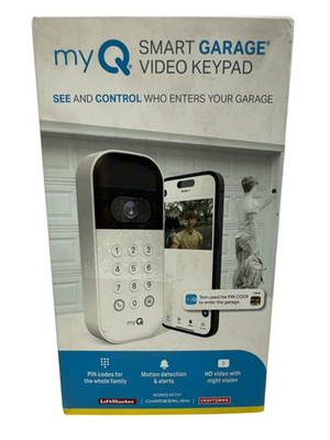 #ad Chamberlain my Q Smart Garage Video Keypad White MYQ K40TXXW New $39.95