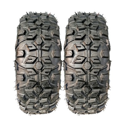 Set of 2 25x8-12 ATV Tires 6 ply 25 8 12 UTV Tires 25x8x12 All Terrain Mud Tires