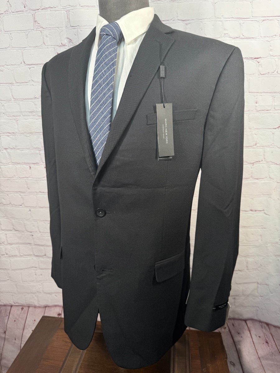 【マロ】おまとめ3点 New ANDREW MARC NY Mens Black ATHLETIC FIT Sport Coat Blazer