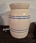 Vintage MARSHALL POTTERY Stoneware #1 Water Dispenser w/Lid & Working Spigot — photo 4