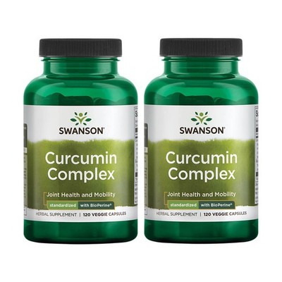 Swanson Curcumin Complex Joint Health Mobility Herbal Supplement BioPerine