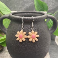 1.5  Silver-tone Flower Boho Retro Earring Set Drop Dangle New Free Ship B6702