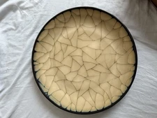 Gibson Elite Zambezi Dark Brown Cream 11 inch Round Dinner Plate