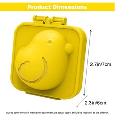 Fun Whimsical Reusable Safe Soft Easy-To-Clean Practical Chicken-shaped Egg Mold