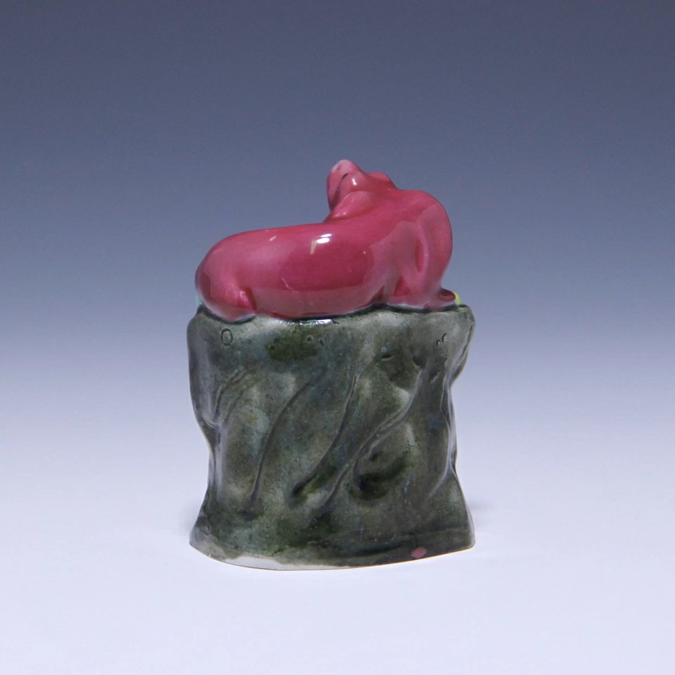 Chinese Export Porcelain Dog Figure - Late Qing / Early 20th Century - Bild 3 von 4