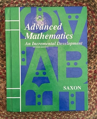 Saxon Advanced Mathematics 2nd Ed + Solutions Manual + DVD Lessons