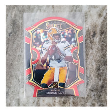 Panini 2020 Select Concourse Jordan Love Rookie Red Prizm /99 #47 Packers