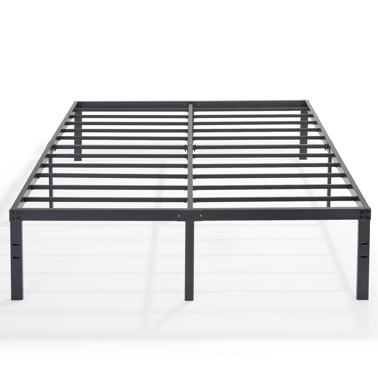 16" Full Size Metal Platform Tall Bed Frame,Heavy Duty Steel