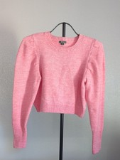 Wild Fable Cropped Sweater in Pink Size Medium