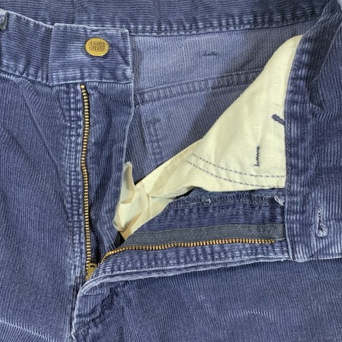 Vintage Sedgefield Corduroy Pants USA 70s Wide Leg Dk Blue Mens See Measurements, $39.97 - Photo 6