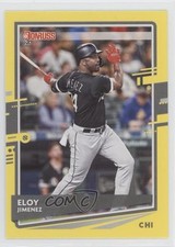 2020 Panini Donruss Back Variation Yellow Eloy Jimenez (The South Side) #121 7ka