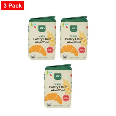 365 By WFM, Organic Whole Wheat Pastry Flour, 2 Lb - 3 Pack