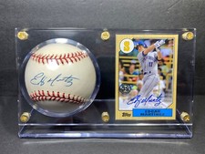 MLB Edgar Martinez Autographed Baseball & 2022 Topps 35th Anniversary Card