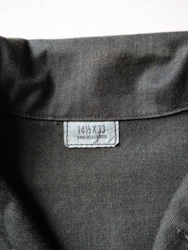 Camisa de Fatiga OG-107 Ejército de los Estados Unidos Años 80 De Colección Sobreteñida Talla Para Hombres S - Imagen 3 de 6