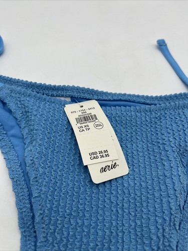 Aerie Damen Bikinihose gerippt frech zum Binden Größe XS - Bild 2 von 4