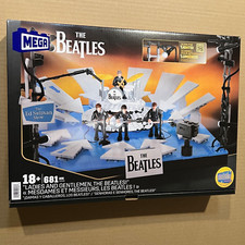sealed IN HAND new MEGA BLOKS hvh42 ED SULLIVAN SHOW 681 pcs THE BEATLES