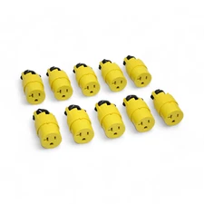Lot of 10 PASS & SEYMOUR Female Plug Connectors 20A 125V 5369-SS