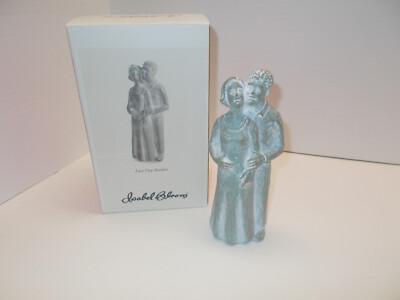 Isabell Bloom Figurine Love One Another New in Box Man & Woman Standing Close